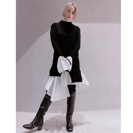 【i∀ri 】Asymmetry layered one-piece