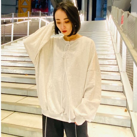 【i∀ri 】Balloon sleeve sweat