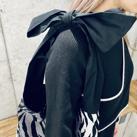 【i∀ri 】Zebra mesh cover bag