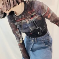 print sheer tops