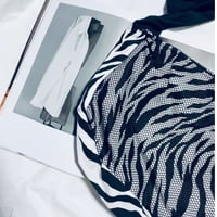 【i∀ri 】Zebra mesh cover bag