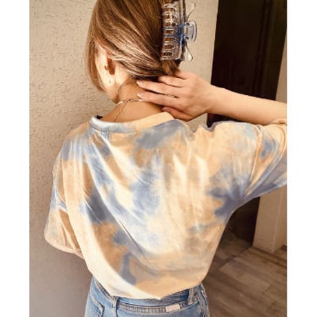 【i∀ri 】SKY-SAND TIEDYE TEE
