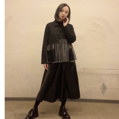 【i∀ri 】See-through layered shirt