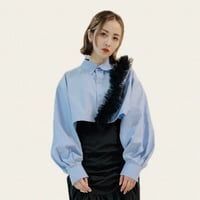 Tulle shoulder strap