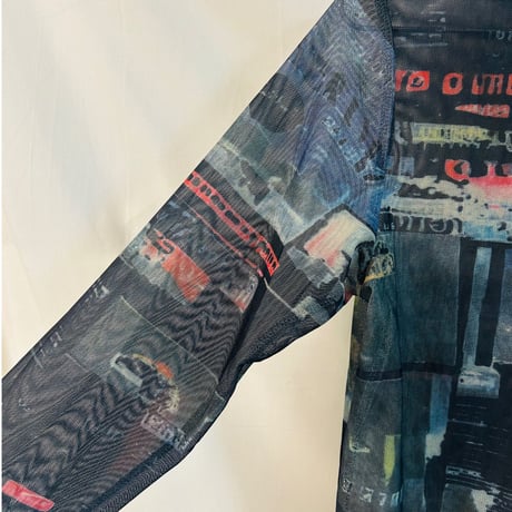 print sheer tops