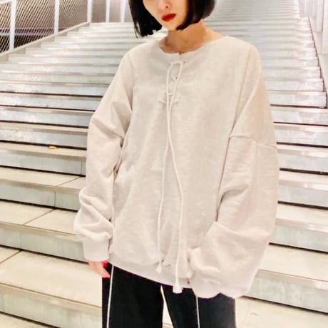 【i∀ri 】Balloon sleeve sweat