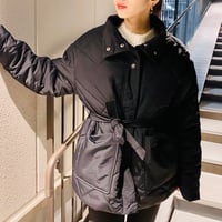 【i∀ri 】quilted middlecoat