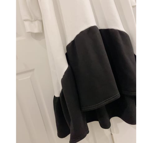 【i∀ri 】Bicolor flare dress