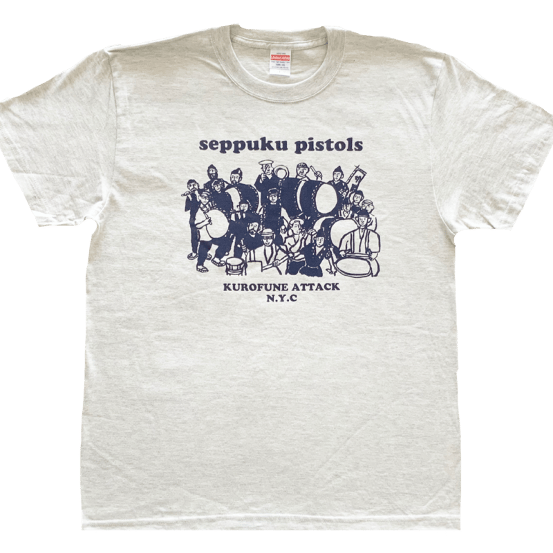 切腹ピストルズ t-shirt / oatmeal | tiger-cinema