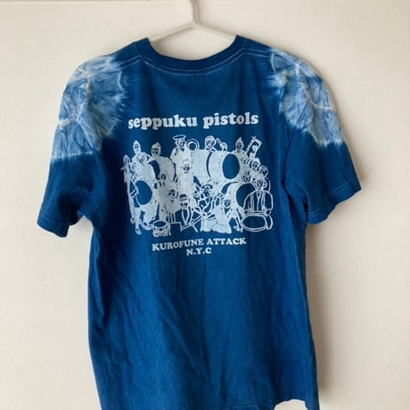 Seppuku pistols Kurofune attack n.y.c indigo t-shirt  / Blue