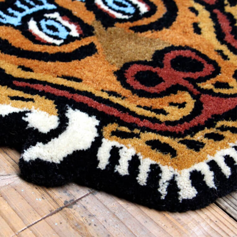 DETAIL Tibetan Tiger Rug / Small” チベタンタイガーラグ スモ DETAIL Tibetan Tiger Rug / Small” チベタンタイガーラグ スモ