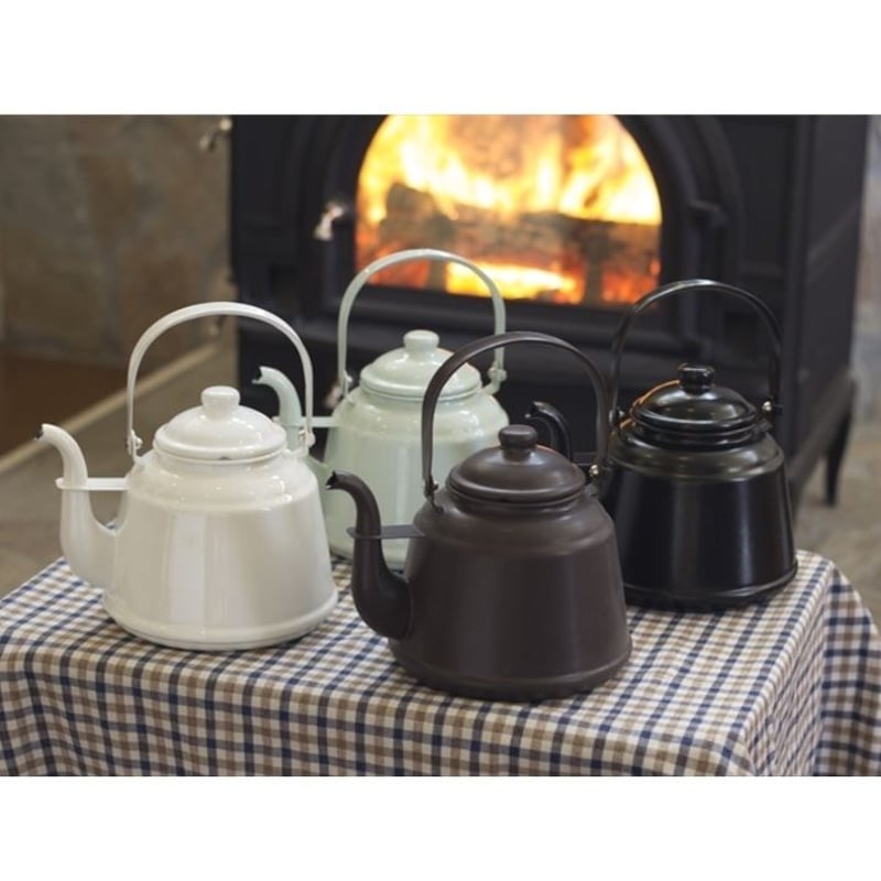 ダッチウエストジャパン オリジナル レトロホーローケトル