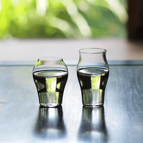 【希少・長期保管品】廣田硝子 海のものシリーズ 酒器揃＆珍味入れ セット レア品 廣田硝子｜ショットグラス カゴメ ショット 古代色 752-OA 切子