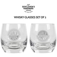 GENTLEMEN'S HARDWARE(ジェントルマン ハードウェア) ウィスキーグラス 2個セット WHISKY GLASSES SET OF 2 ロックグラス プレゼント