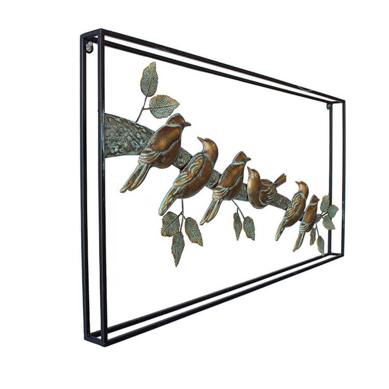 彩か(Saika）Wall Deco ブロンズ 6 Birds ウォール