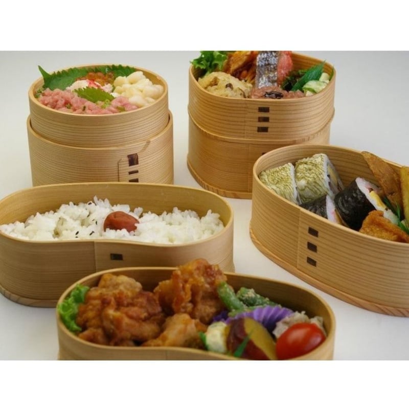 大館工芸社 曲げわっぱ ひな弁当【お弁当箱二段】 | YokaNoOtomo 大館工芸社 曲げわっぱ ひな弁当【お弁当箱二段】 | YokaNoOtomo