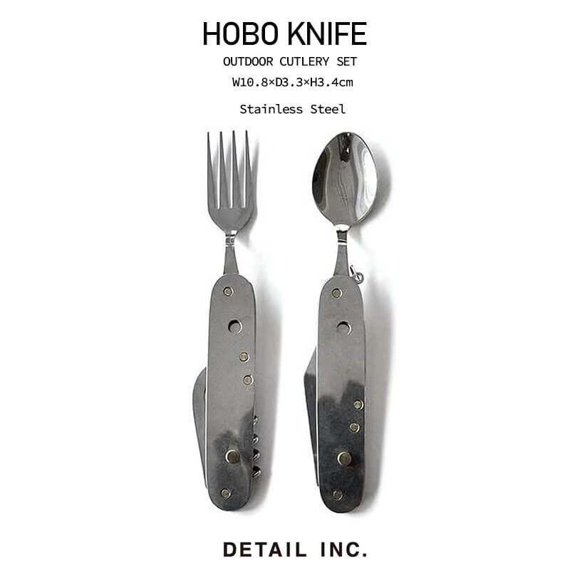 Hobo Knife ホーボーナイフ カトラリーセット 折り畳み式 マルチ Hobo Knife ホーボーナイフ カトラリーセット 折り畳み式 マルチ