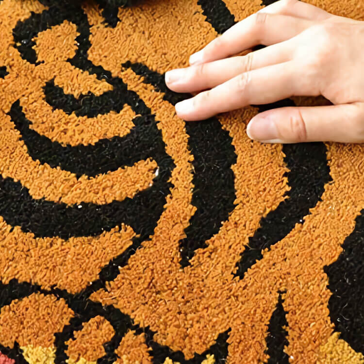 DETAIL Tibetan Tiger Rug Large チベタンタイガー ラグ ラージ