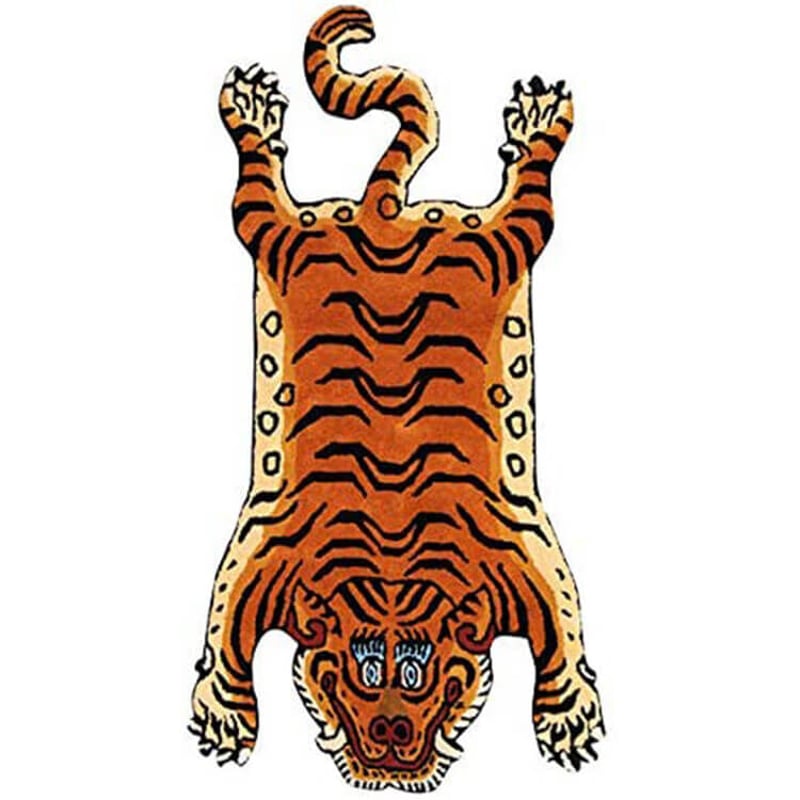 DETAIL Tibetan Tiger Rug / Small” チベタンタイガーラグ スモ DETAIL Tibetan Tiger Rug / Small” チベタンタイガーラグ スモ