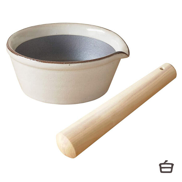 すりバチセット すり鉢 すりこぎ セット 萬古焼 日本製 木製 5号