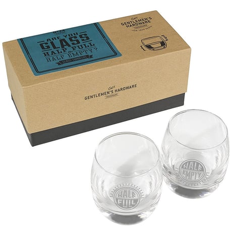 GENTLEMEN'S HARDWARE(ジェントルマン ハードウェア) ウィスキーグラス 2個セット WHISKY GLASSES SET OF 2 ロックグラス プレゼント