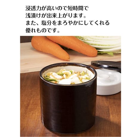 長谷園 浅漬け器 つけもの容器