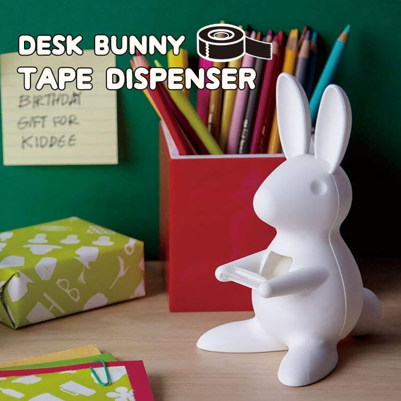 QUALY(クオリー) DESK BUNNY TAPE DISPENSER デスクバニー テー