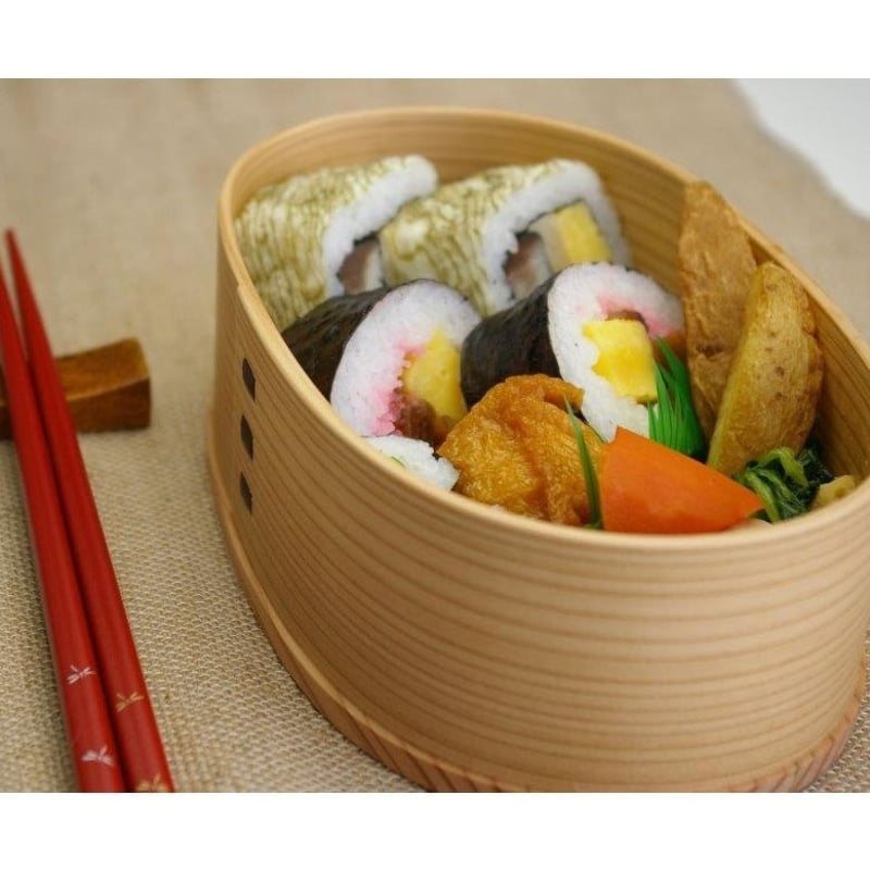 大館工芸社 曲げわっぱ 小判弁当(小)【お弁当箱】 | YokaNoOtomo 大館工芸社 曲げわっぱ 小判弁当(小)【お弁当箱】 | YokaNoOtomo