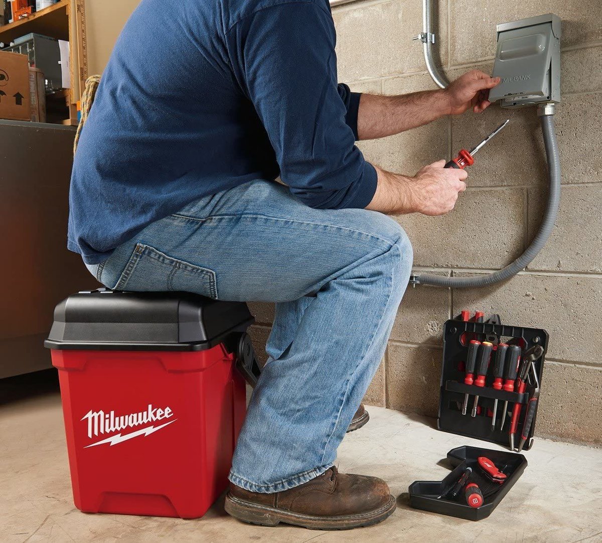 MILWAUKEE 工具箱 ジョブサイトワークツールボックス13 アメリカ MILWAUKEE 工具箱 ジョブサイトワークツールボックス13 アメリカ