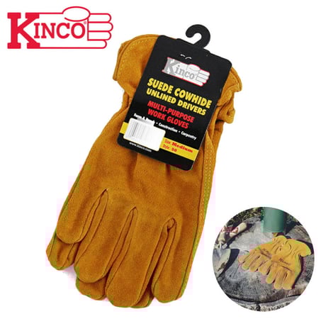 Kinco Gloves キンコグローブ Unlined Cowhide Driver Gloves 50 ワークグローブ 3サイズ
