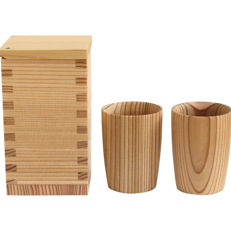 新品入荷 大館工芸社 天然秋田杉 YokaNoOtomo | 酒器セット【徳利&お猪口】 和酒器