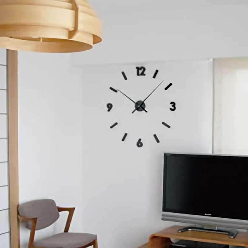 SEPARATE CLOCK セパレートクロック ブラック ウォールクロック