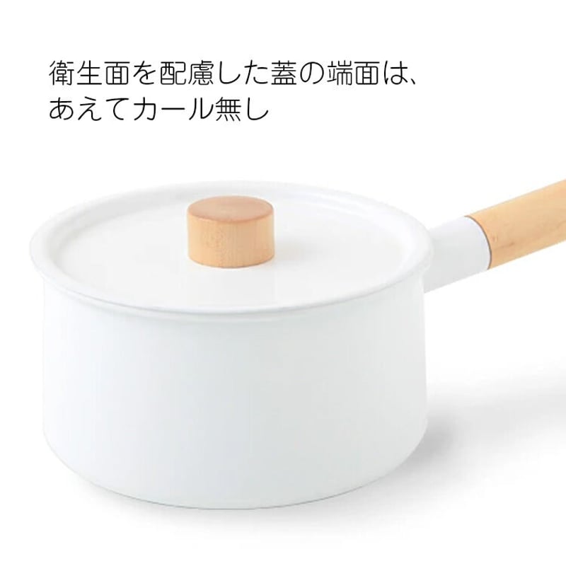 フォームレディ Kaico 日本製 ホーロー 琺瑯 片手鍋 18cm フォームレディ Kaico 日本製 ホーロー 琺瑯 片手鍋 18cm