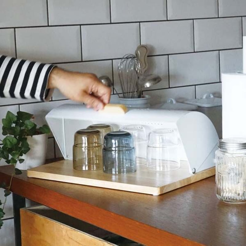 アクシス ローラートップ ウッドベース/ブレッドケース キッチン収納