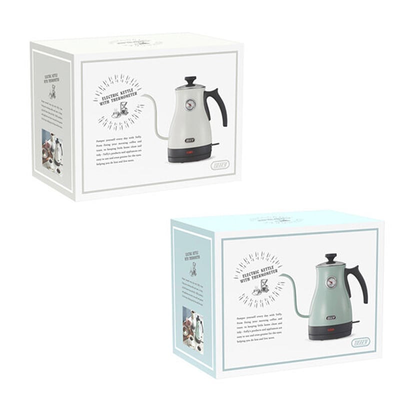 【新品未使用】Toffy 温度計付き電気ケトル※箱無 新品未使用】Toffy 温度計付き電気ケトル※箱無 Toffy 温度計付き