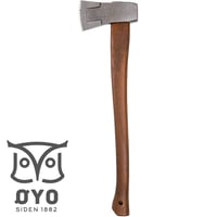 オヨ(ØYO) 斧 フレイ ノルウェー 薪割 くさび キャンプ アウトドア 64 OY004 本革刃カバー付