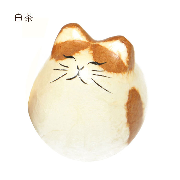 ひだまりのら おきあがりこぼし 起き上がり ニャンコ 小 三毛 黒白