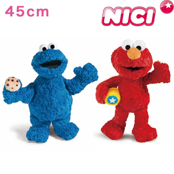 廃盤　NICI クッキーモンスター　セサミストリート　ぬいぐるみ　45cm 廃盤NICI クッキーモンスターセサミストリートぬいぐるみ45cm