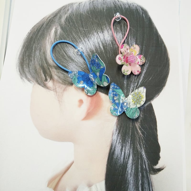 リバプリサマーヘアゴム 濃ピンク花 | SaintFarm セント・ファーム