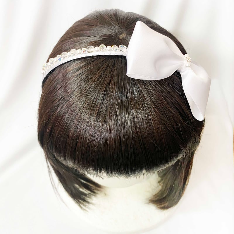 【R・カ】リボン・カチューシャ(クリスタルストーン) クリスタルリボンカチューシャ | SaintFarm セント・ファーム