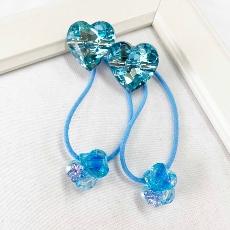 HUMAN MADE ハート型ヘアゴム ブルー　青 HUMAN MADE HEART RUBBER BAND – HUMAN MADE Inc.