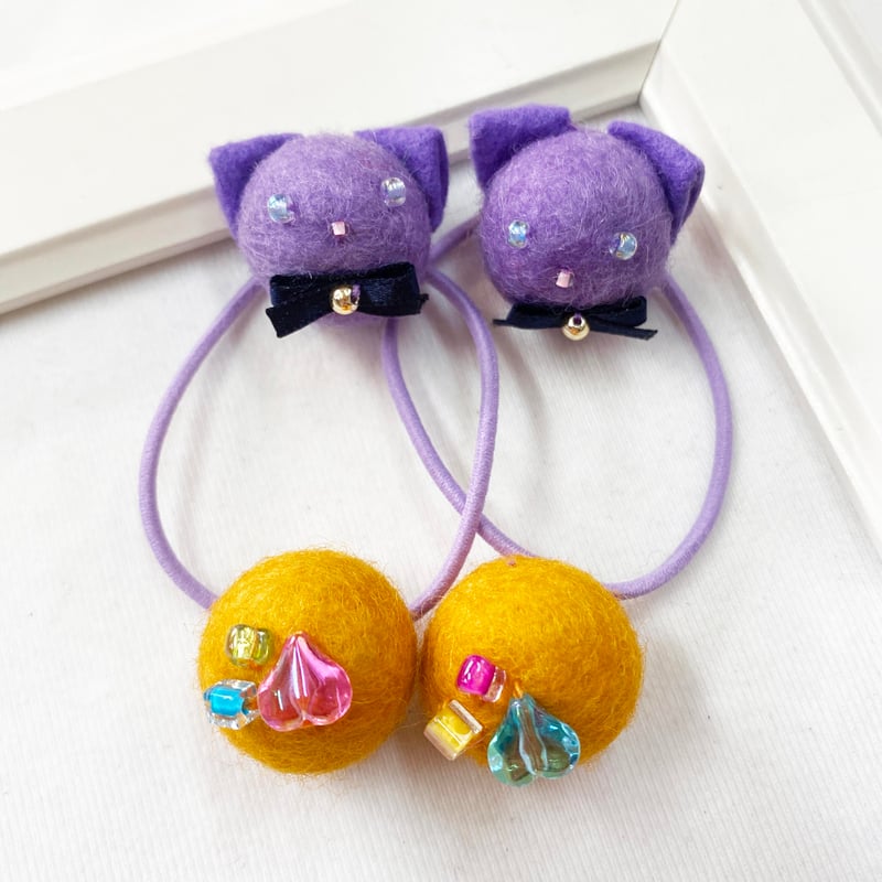 ハロウィンにゃんこヘアゴム | SaintFarm セント・ファーム