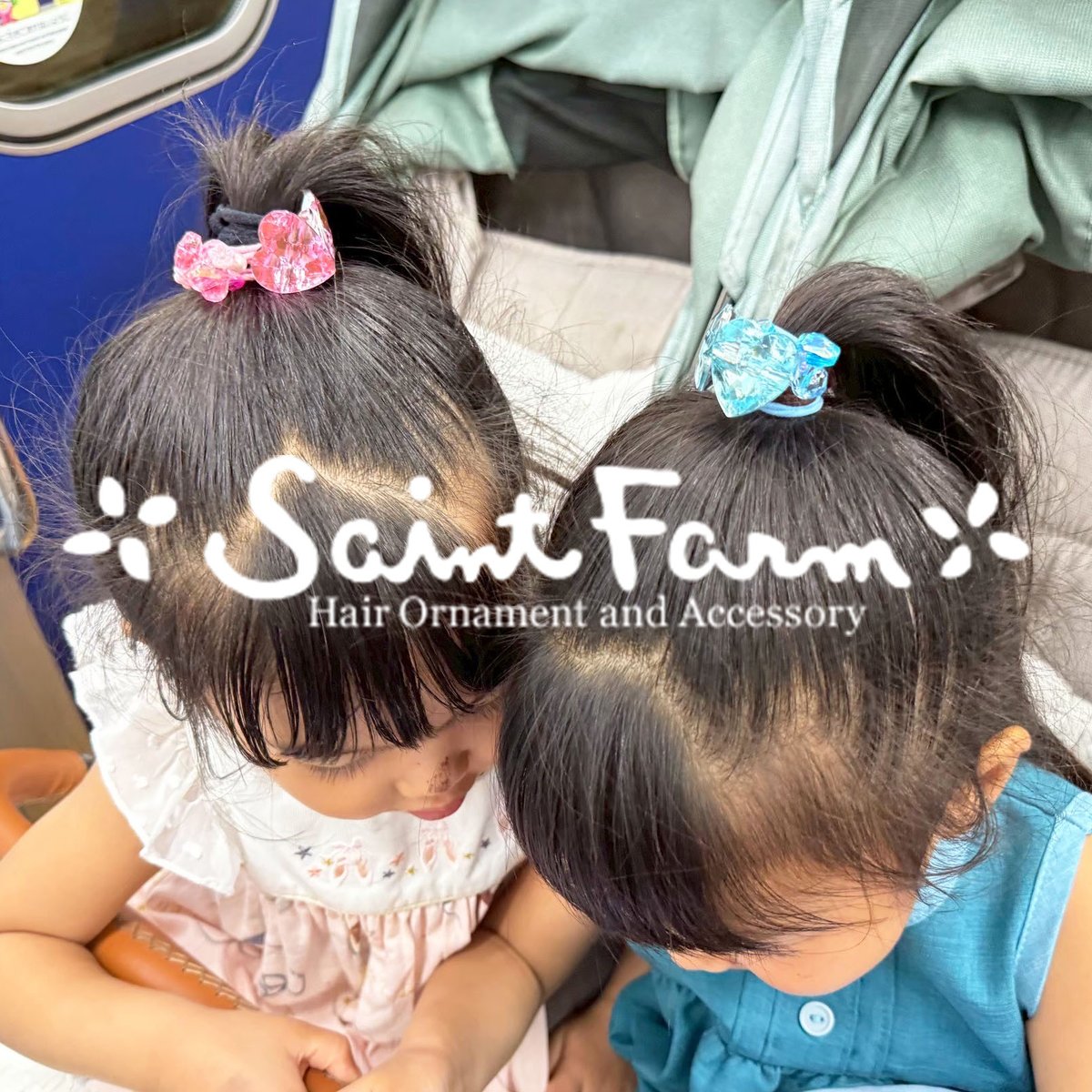 グラデハートヘアゴム 紫 | SaintFarm セント・ファーム