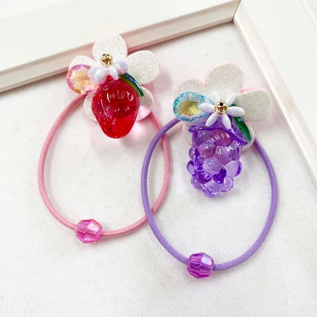 ジュエルフルーツヘアゴム