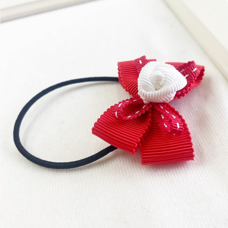 オーダーページ　ステッチリボン　ヘアゴムP オーダーページ ステッチリボン ヘアゴムP オーダーページ ステッチ