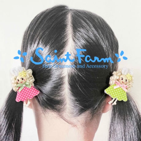 イースターガールヘアゴム
