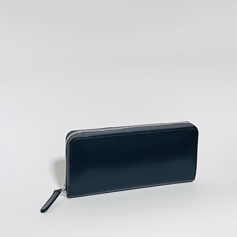 ラウンドジップ長財布/ダークネイビー | WhiteWood ラウンドジップ長財布/ダークネイビー | WhiteWood