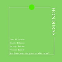 HONDURAS El Durazno Washed / 250g