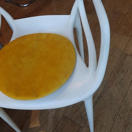 フランス製生地のチェアクッション 直径35㎝