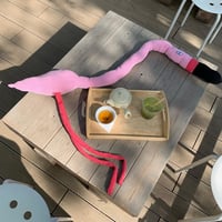 フラミンゴのFiFi 編み物キット付き個人レッスン